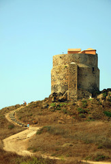 Obraz premium Italia,Sardegna,provincia di Oristano,penisola del Sinis.