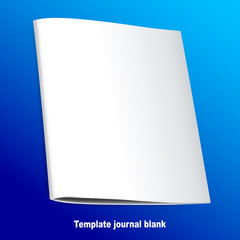 Blank vector brochure for education documents