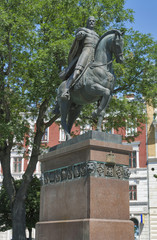 King Daniel of Galicia monument in Lviv