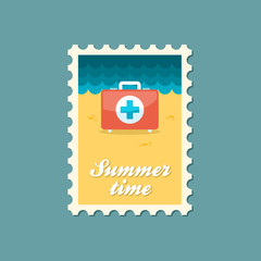 First aid flat stamp