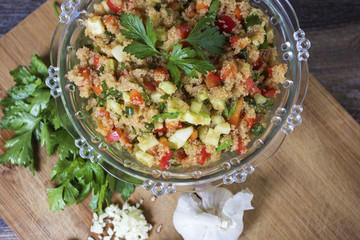 Gluten free amaranth salad
