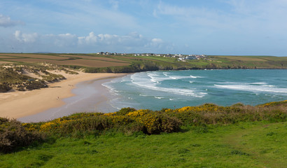 Crantock North Cornwall England UK near Newquay to Bowgie