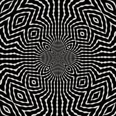 Fototapeta premium Abstraction en noir et blanc