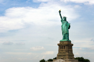 Fototapeta na wymiar The Statue of Liberty in New York City, United States