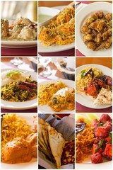 Indian Food Collage