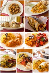 Indian Food Collage