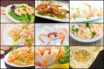 Shrimp Collage