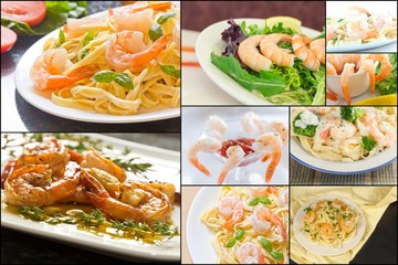 Shrimp Collage