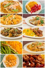 Chinese Food Collage