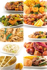 Chinese Food Collage