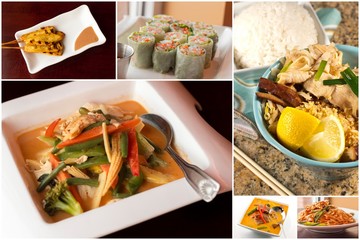 Thai Food Collage