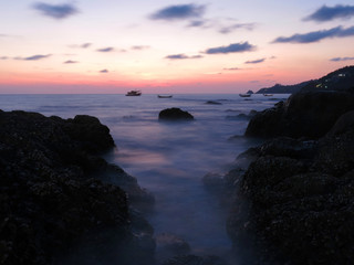 Fototapeta premium Twilight of the sea