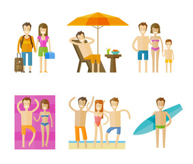 vacation, holiday vector logo design template. travel, journey