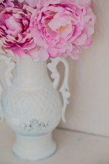 The interior of the house