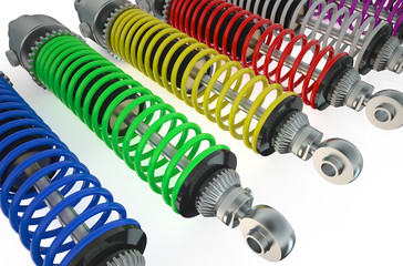 set of shock absorbers