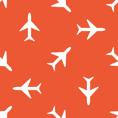 Orange plane pattern