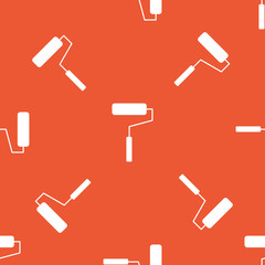 Orange paint roller pattern