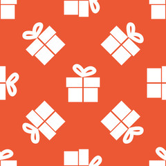 Orange gift pattern