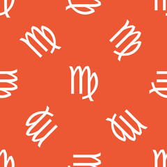 Obraz premium Orange Virgo pattern