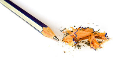 pencil and shaving