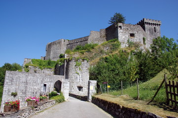 Fototapeta na wymiar château de miolans -savoie