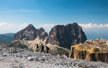 trekking in alta montagna - Dolomiti - Sas Pordoi