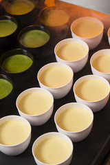 スチームオーブンのプリン