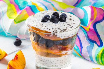 Chia seed parfait.