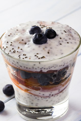 Chia seed parfait.
