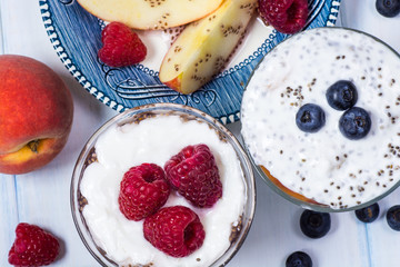 Chia seed parfait.