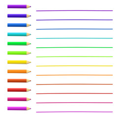colored pencils - obrazy, fototapety, plakaty