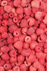Raspberries background