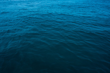 Blue sea water