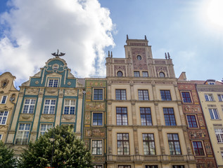 Kamienice w Gdańsku na Długim Targu