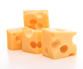 cheese isolated on white background cutout