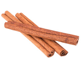cinnamon stick spice isolated on white background closeup