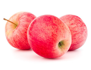 Red apple isolated on white background cutout