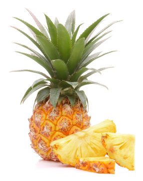 Pineapple tropical fruit or ananas