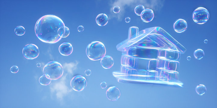 Haus aus Seifenblasen