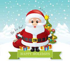 Happy Holidays Santa