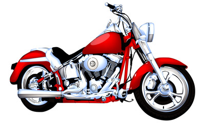 Obraz premium Motocykl