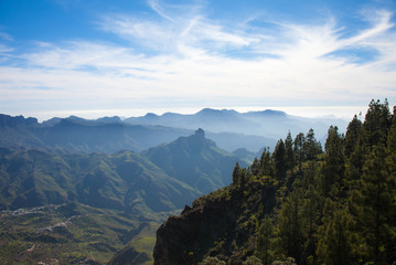 Fototapeta na wymiar Gran Canaria, Caldera de Tejeda