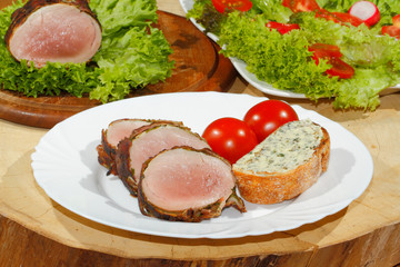 Schweinefilet, Schweinemedailons, gegrillt, Schweinefleisch, Fle