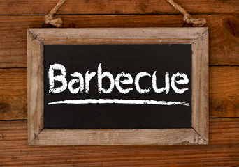 Barbecue BBQ Holzschild