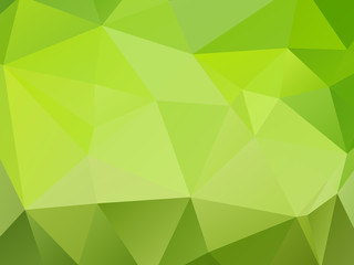 Plakat Green Triangular Triangle Abstract Background