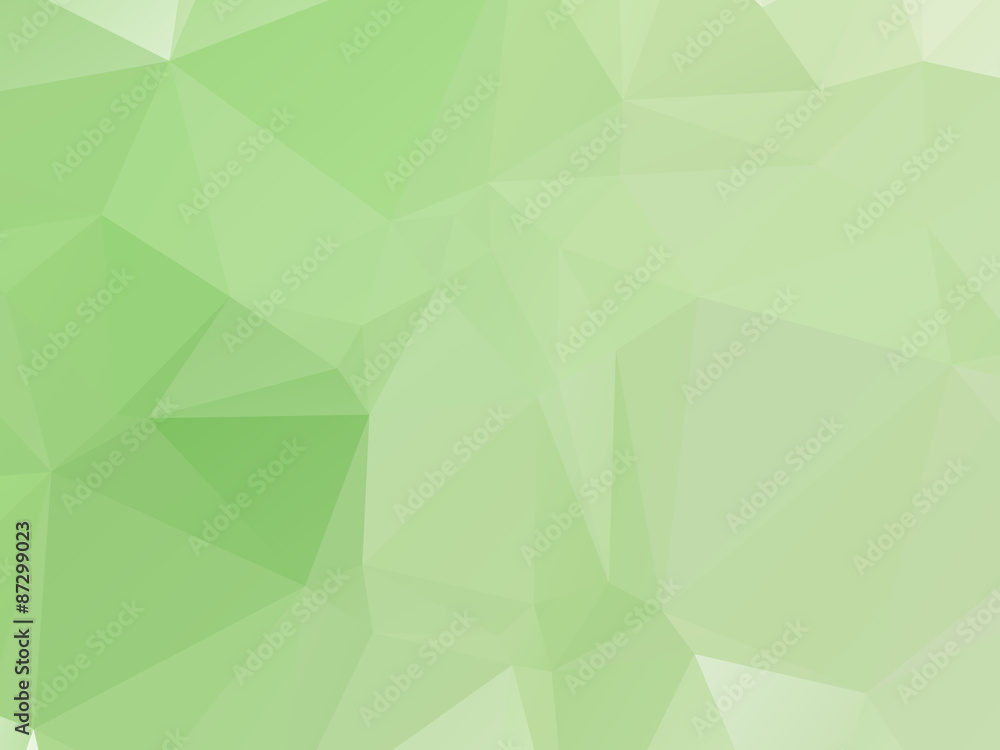 Sticker green triangular triangle abstract background