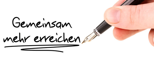 Gemeinsam mehr erreichen