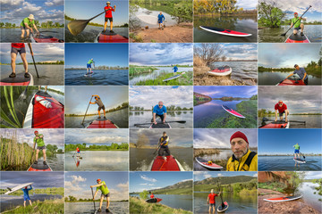 collection of stand up paddling (SUP) pictures