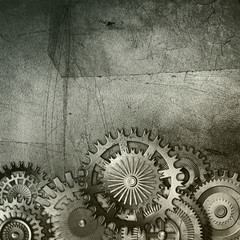 metallic gears background