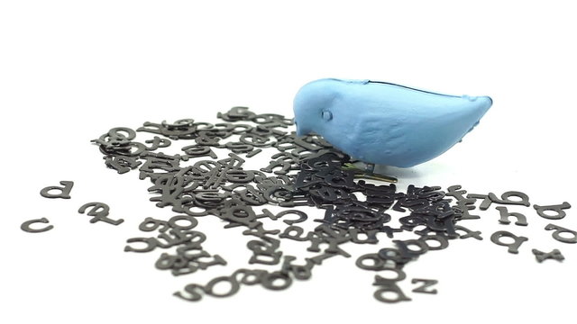 Wind up bird eats letters